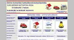 Desktop Screenshot of biztositas-miskolc.hu